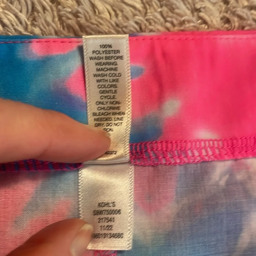 SO Girls Tie Dye Swim suit coverup- size 12 - Picture 9 of 9